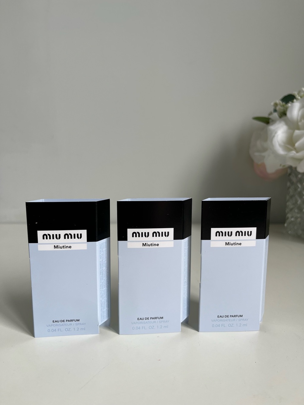 Miu Miu Miutine Eau de Parfum Sample Set